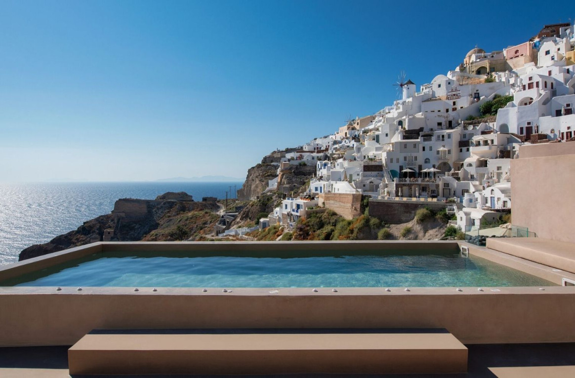 Old Castle Oia by Mr and Mrs White